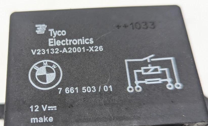 11-16 BMW 528i 535i 550i Cooling Fan Relay Control Module 7661503 OEM - Image 2 of 4