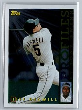 1996 Topps #NL-01 Jeff Bagwell Profiles by Tony Gwynn NL
