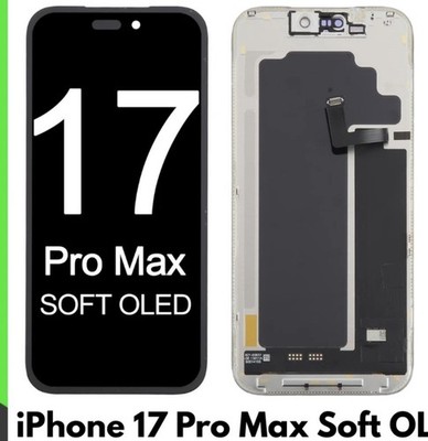 Für iPhone 17 Pro Max Ersatz Soft OLED LCD Bildschirm Digitizer 