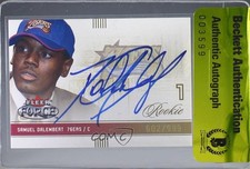 BAS 2001-02 Fleer Force Rookie 602/999 Samuel Dalembert #126 Authentic Auto 3c7