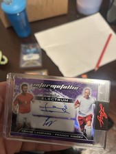 leaf electrum intermetallic dual autograph frank lampard franck ribery #i-13 5/7