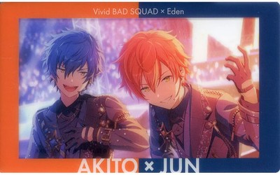 Hatsune Miku Character card Akito Shinonome x Jun Ren (Resonating fighting
