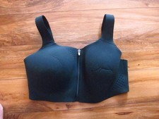 Victoria's Secret VSX FEATHERWEIGHT MAX Front Close Green Sports Bra Size 36DD