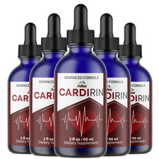 Cardirin- Amino Diet Drops- Blood Support- 5 Bottles- 300ml 2fl oz 