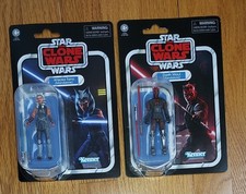 Star Wars The Vintage Collection Darth Maul & Ahsoka Tano  Mandalore  VC201 202