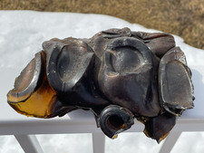 Pile of Melted South Stoddard Cup Base Flasks - Dig Site Piece - Rare!