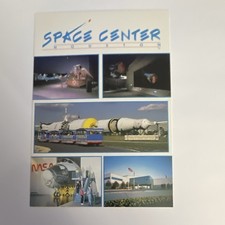 Lot of 2 Vintage NASA Space Center Houston Unposted Chrome Postcards