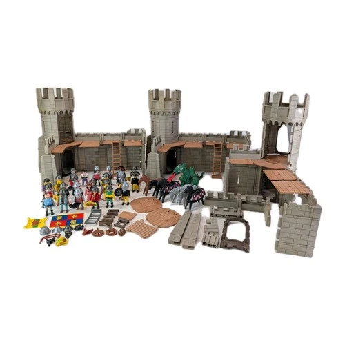 Vintage Playmobil Castle Knights Defender #3888 LOT