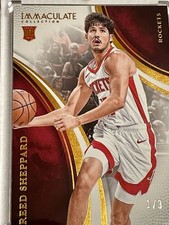 Reed Sheppard #1/3 FOTL 1/1 RC Immaculate Collection Houston Rockets Rookie 🔥