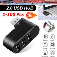 3 Port High Speed USB 3.0 Multi HUB Splitter Expansion Desktop PC Laptop lot