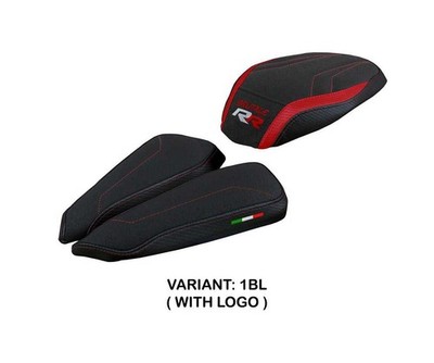 Saddle Cover Seat Meilan UG Blak + Logo TPZ MV Agusta Brutale 1000RR 2020 2023