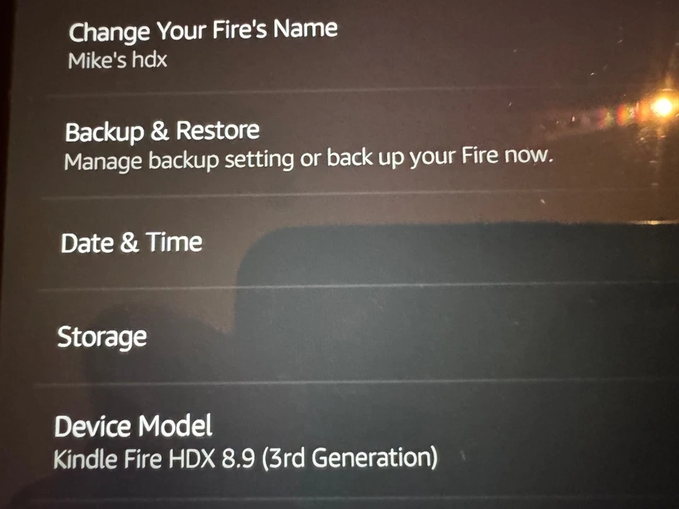 Amazon Kindle Fire HDX 8.9 3rd Gen Wi-Fi Black 8.9" 16GB Tablet - Image 3 of 4