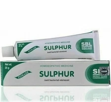 Sulphur 10% Ointment Cream 25gm – Acne, Blackheads, Scabies, Psoriasis, Eczema