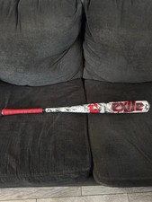 DeMarini Exile Adult Baseball Bat 33in 30oz Metal Alloy White Red Black