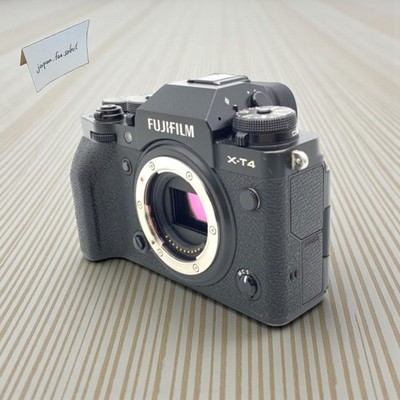 FUJIFILM X-T4 Black Mirrorless Digital Camera Body 26.1MP APS-C 4K