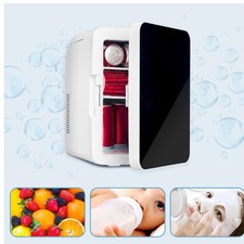10L Portable Mini Fridge Tabletop Cooler Warmer IceBox Drink Beer Skincare AC/DC