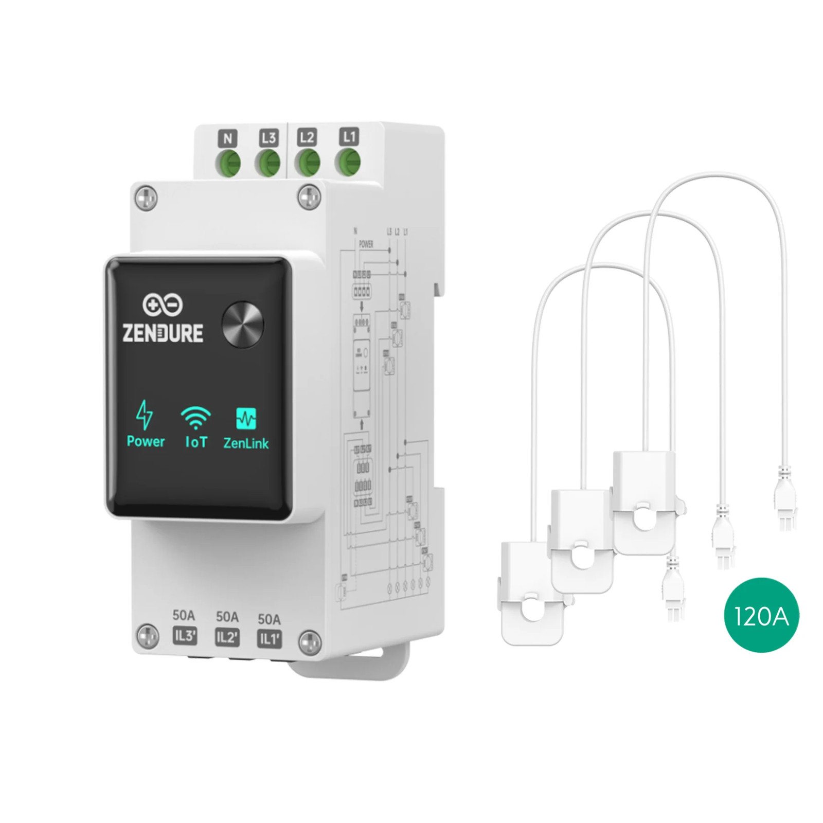 Compteur d'électricité Zendure 3CT pour éliminer le gaspillage de l'énergie
