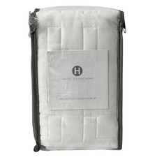Hotel Collection Chain Link Quilted EURO Sham Set WHITE - 175