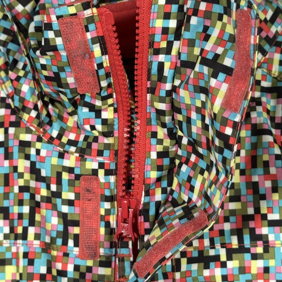 Burton Jacket Girls Large Twist Bomber Hooded Snowboard DRYRIDE Youth Snow Coat - Image 3 of 4