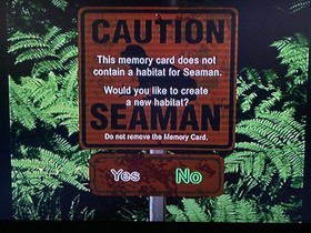 Seaman (Sega Dreamcast, 2000) [COMPLETE / CIB / GAME ONLY / NO MIC] *TESTED