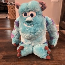 Monsters Inc Sully Large Disney Store Plush 16" Stuffed Animal Toy