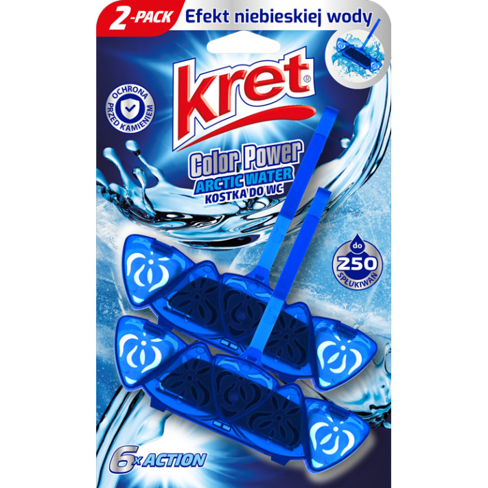 5900931029116 Color Power zawieszka do WC barwica wod DUO ARCTIC 2x40 г Крет 3190₽
