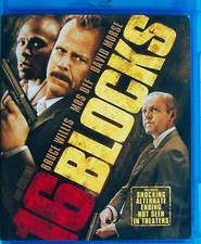 16 Blocks : A Life  Death Struggle Blu-ray, 2006, LN Bruce Willis, Mos Def