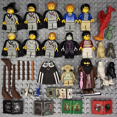 Lego Harry Potter Minifigures Lot and Accessories Vintage Retro