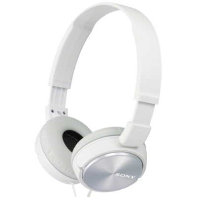 Sony MDR-ZX310W Lifestyle Over-Ear Kopfhörer weiß, tiefe Bässe, faltbar
