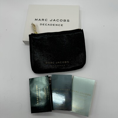 MARC JACOBS DECADENCE SMALL POUCH L 5in H 4in W 1in & 3 Samples (See Description