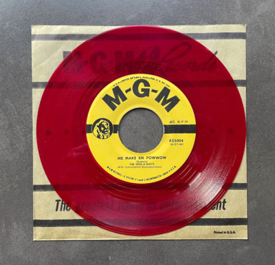 7'' The Hide-A-Ways - Me Make Em Powwow - US MGM Doo Wop