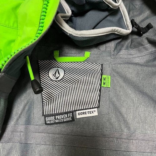 Volcom Guide Gore-Tex Snowboard Jacket Guide Jacket Green Mens Size M - Picture 5 of 12