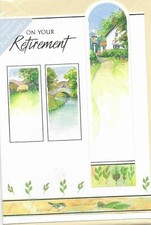 EGC11  Greeting Cards , On Your Retirement , As You Retire , Present , celebrate