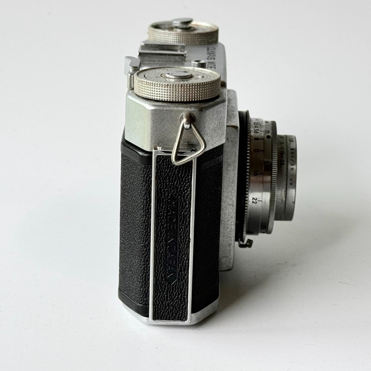 EXC+++)Vintage 1995 Olympus WIDE 35mm Film Camera Silver F3.5 Lens