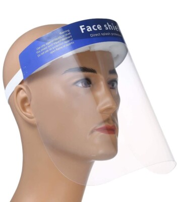 8 Pack -Protective Safety Full Face Shield Clear Visor Anti Fog splash US SELLER