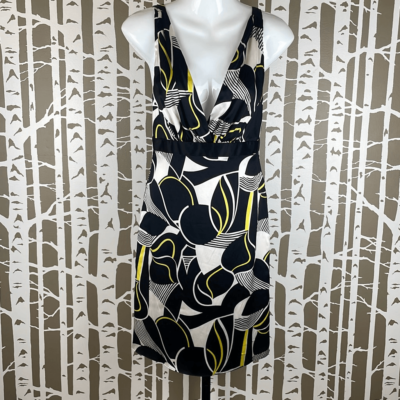 maria bianca nero silk dress Maria Bianca Nero Halter V Neck Silk Midi Dress Black M Dresses