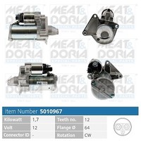 Meat & Doria Starter FüR CitroëN Berlingo B9 1.6 Bluehdi 100 K9 C4 Cactus SX