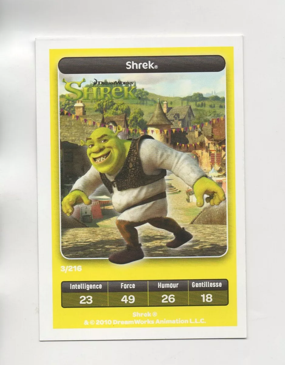 Card Carrefour Dreamworks N°3/216 - Shrek