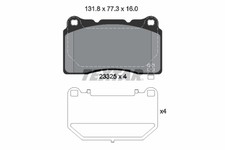 BREMSBELÄGE OPEL. P. INSIGNIA 2.8 V6 TURBO OPC