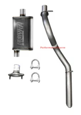 01 - 06 Jeep Wrangler Exhaust w/ Flowmaster FlowFX Muffler