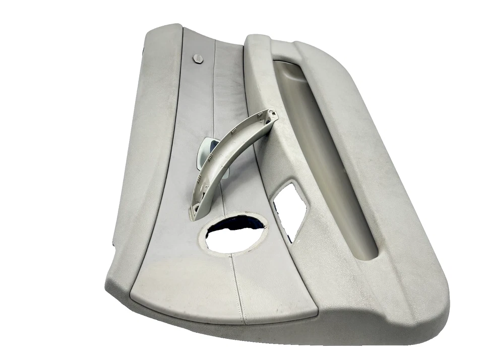 BMW Z4 2003-2008 convertible pasajero puerta lateral derecha panel tarjeta cuero beige Foto 2 de 4