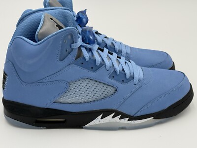 Size 15 - Nike Air Jordan 5 Retro UNC University Blue DV1310-401 No Box Lid