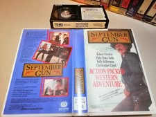 SEPTEMBER GUN: Robert Preston 1983 - Rare CIC-Taft BETAMAX 1st Issue - WESTERN