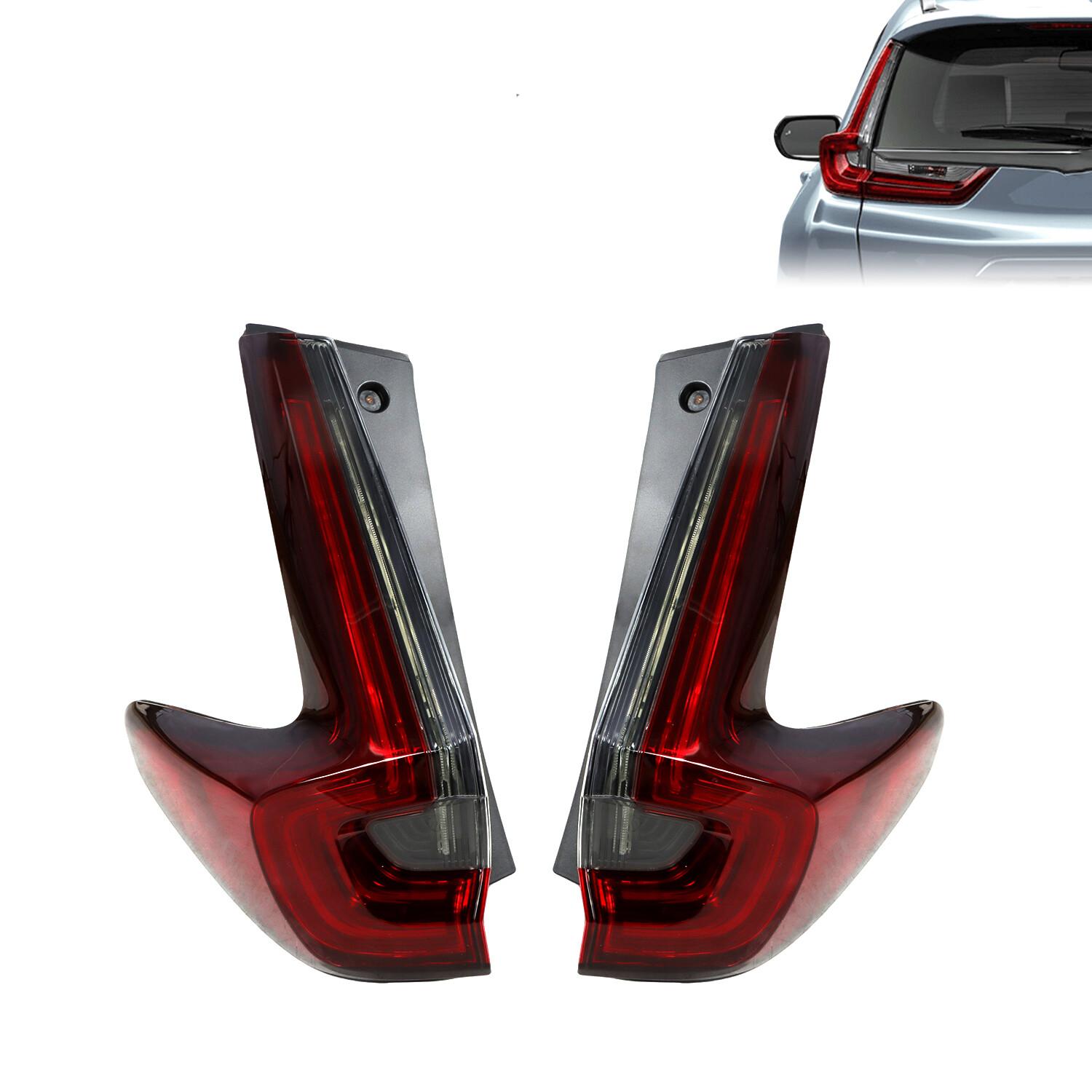 RH+LH Tail lights Fit For 2020-2022 Honda CR-V CRV LED Outer Rear Lamps Assembly