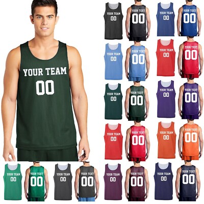 Basketball Jersey Customized Personalized Text Number Name Team Name Team Jersey