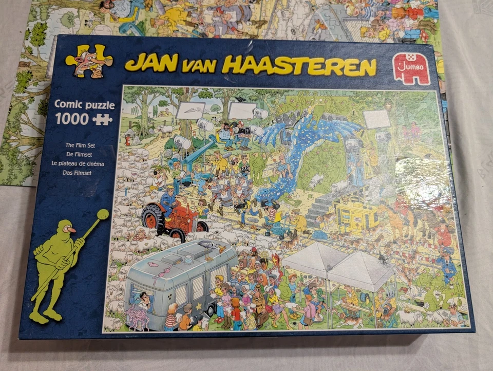 Rompecabezas de cómic Jan Van Haasteren 1000 piezas juego de películas completo Foto 2 de 4