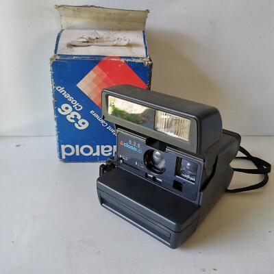 VINTAGE POLAROID 636 CLOSE UP MIT BOX