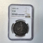 1878 S Silver Trade Dollar $1 NGC VF20 - San Francisco Beautiful Toning