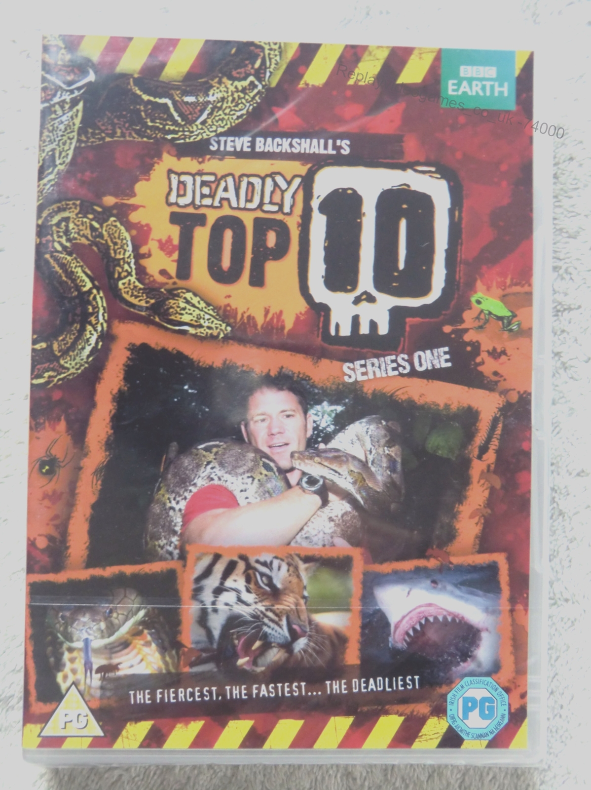 74000 DVD - Steve Backshall's Deadly Top 10 Series One [NEW / SEALED]  2013