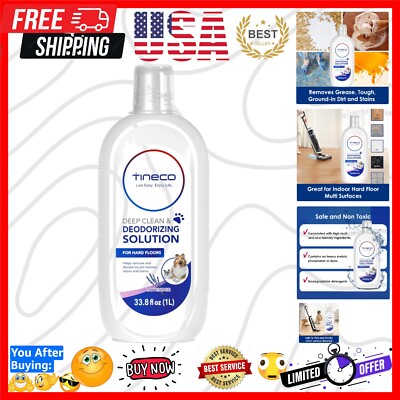 Multi-Surface Deep Cleaning Lavender Solution for Hard Floors - 33.8 Fl Oz